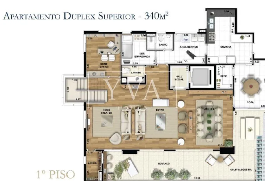 Duplex com 4 suítes à venda em Alphaville Industrial, São Paulo, por R$ 3.900.000 Imagem 26