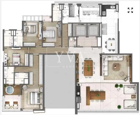 Apartamento com 4 suítes à venda em Vila Olímpia, São Paulo, por R$ 14.500.000 Imagem 6