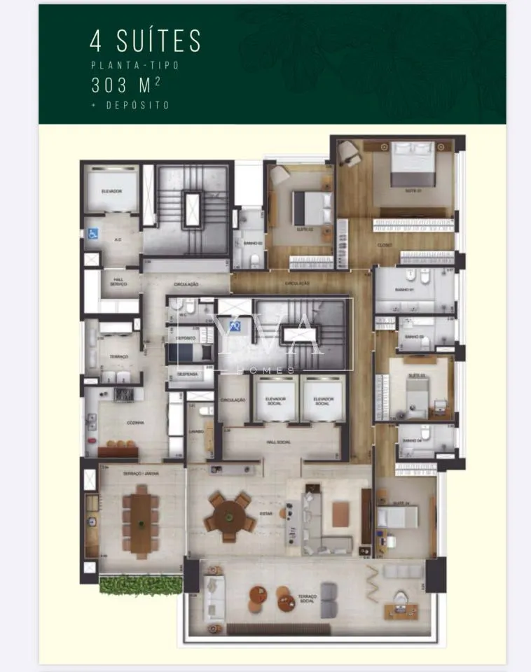 Apartamento com 4 suítes à venda em Itaim Bibi, São Paulo, por R$ 12.000.000 Imagem 32