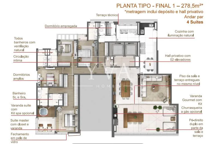 Apartamento com 4 suítes à venda em Vila Olímpia, São Paulo, por R$ 12.500.000 Imagem 38