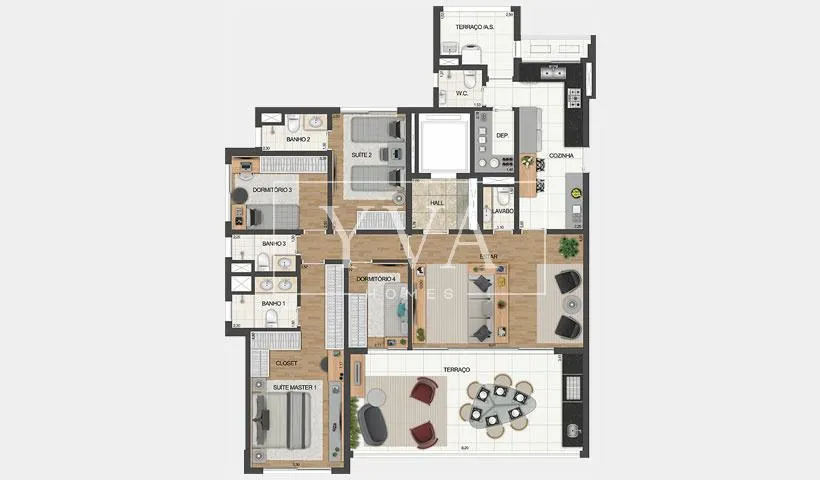 Apartamento com 3 suítes à venda em Moema, São Paulo, por R$ 3.940.000 Imagem 25
