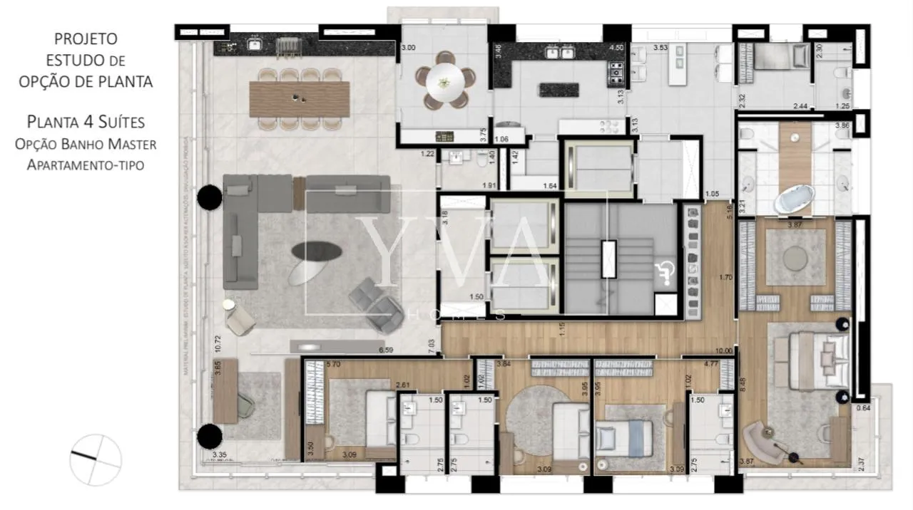Apartamento com 3 suítes à venda em Itaim Bibi, São Paulo, por R$ 15.600.000 Imagem 8