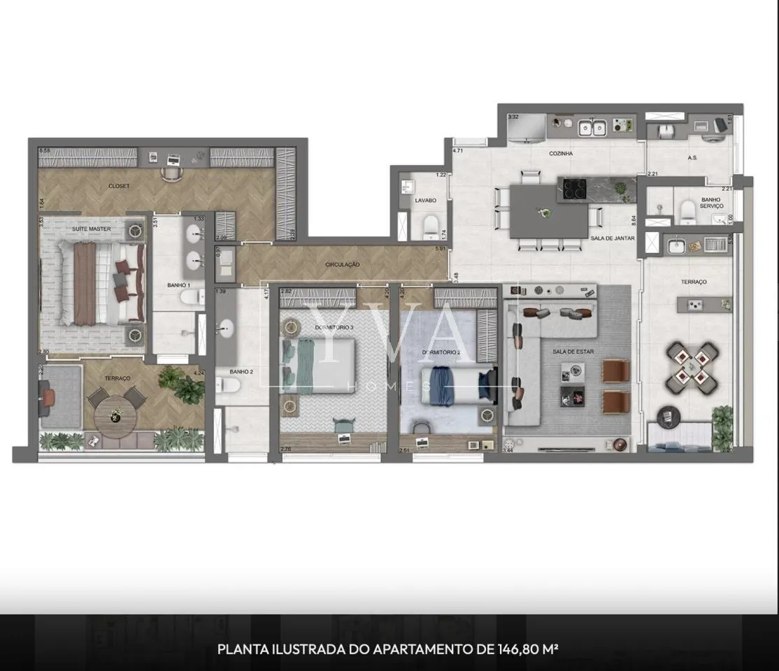 Apartamento com 3 suítes à venda em Vila Nova Conceição, São Paulo, por R$ 4.140.000 Imagem 40