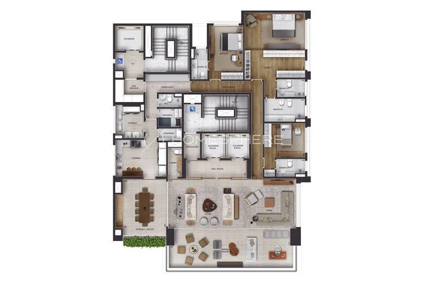 Apartamento com 4 suítes à venda em Itaim Bibi, São Paulo, por R$ 10.850.000 Imagem 34