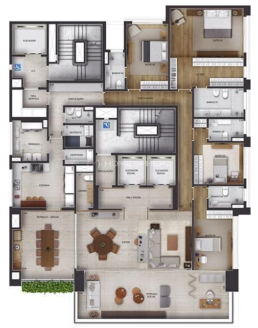 Apartamento com 4 suítes à venda em Itaim Bibi, São Paulo, por R$ 10.850.000 Imagem 38