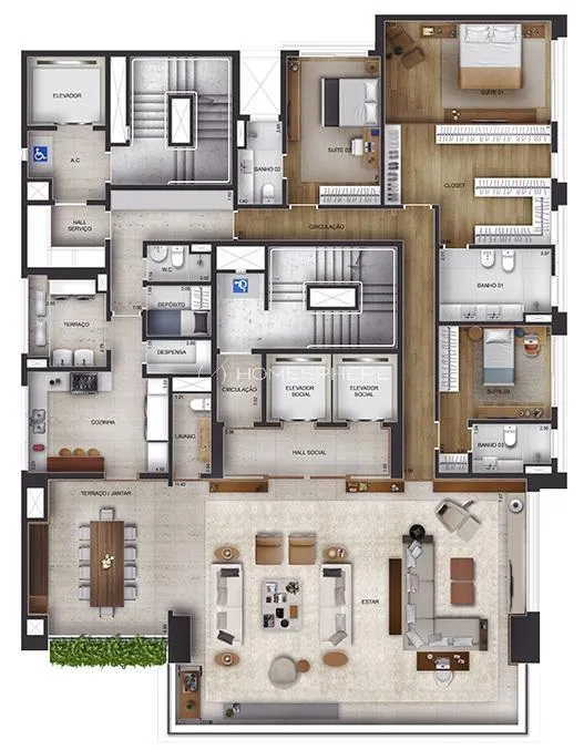 Apartamento com 4 suítes à venda em Itaim Bibi, São Paulo, por R$ 10.850.000 Imagem 39