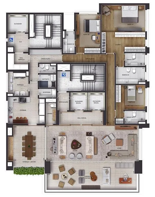 Apartamento com 4 suítes à venda em Itaim Bibi, São Paulo, por R$ 10.850.000 Imagem 40