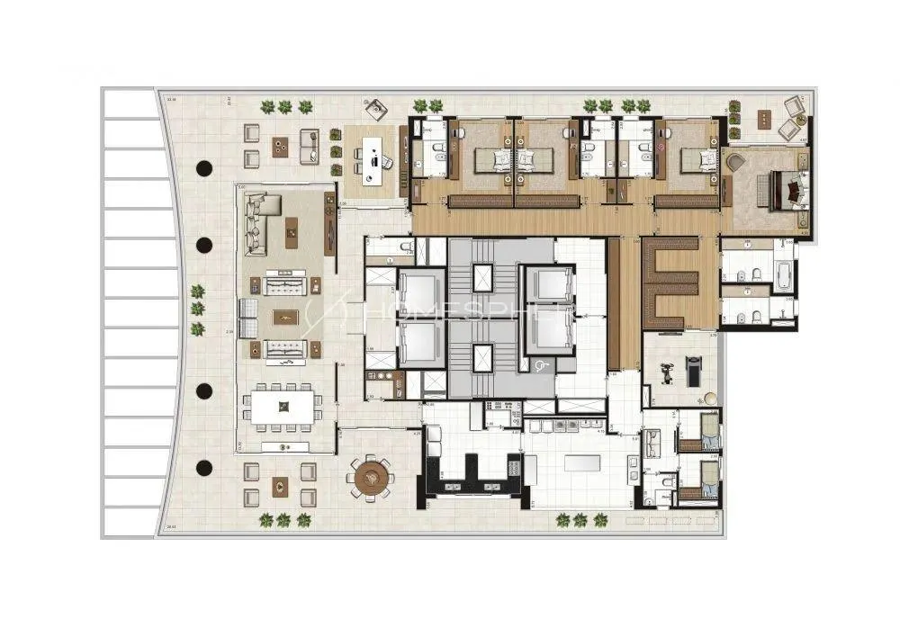 Apartamento com 4 suítes à venda em Ibirapuera, São Paulo, por R$ 24.000.000 Imagem 19