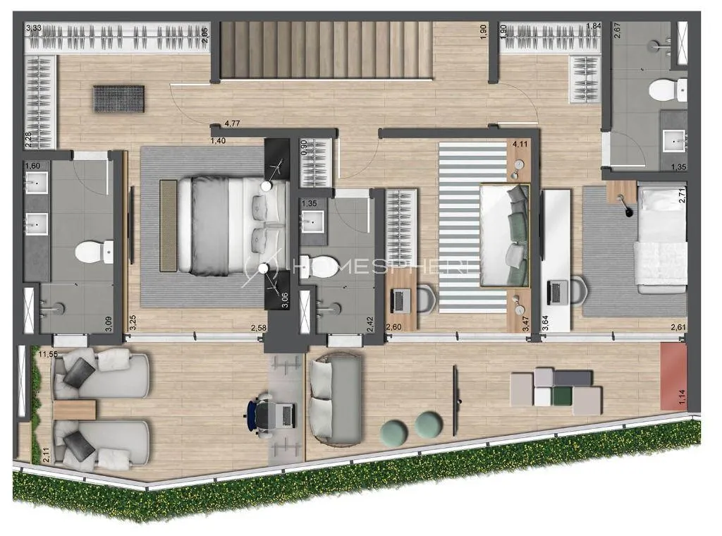 Apartamento com 3 suítes à venda em Jardins, São Paulo, por R$ 7.083.000 Imagem 12