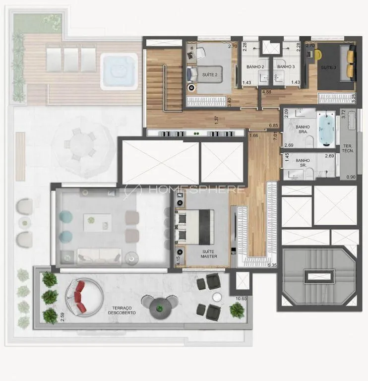 Cobertura com 4 suítes à venda em Vila Nova Conceição, São Paulo, por R$ 16.500.000 Imagem 28