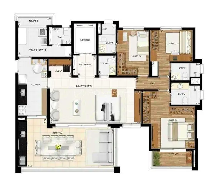Apartamento com 3 suítes à venda em Vila Olímpia, São Paulo, por R$ 2.770.000 Imagem 17