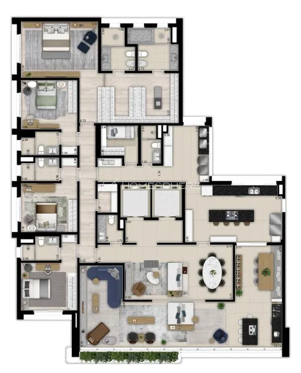 Apartamento com 4 suítes à venda em Alto de Pinheiros, São Paulo, por R$ 16.780.000 Imagem 14