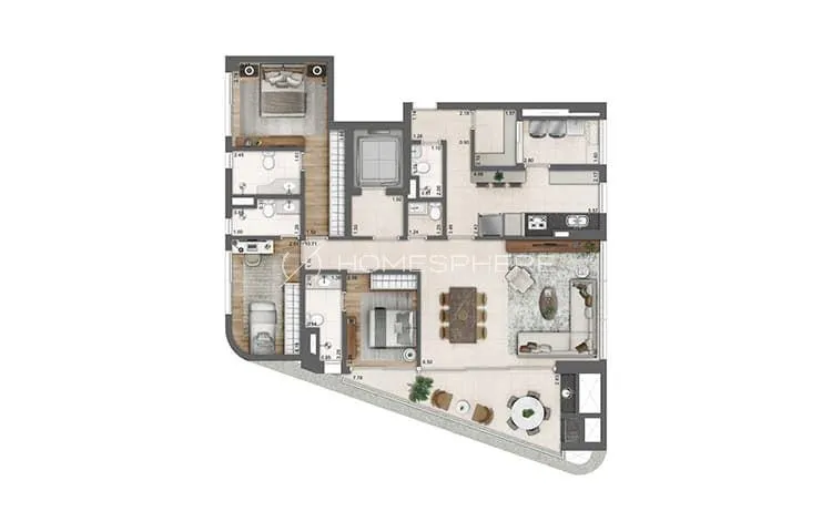 Apartamento com 3 suítes à venda em Vila Olímpia, São Paulo, por R$ 3.790.000 Imagem 51