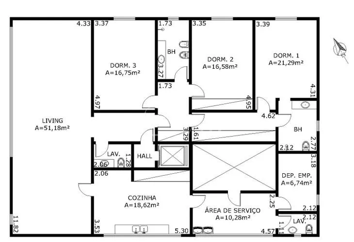 Apartamento com 2 suítes à venda em Jardim América, São Paulo, por R$ 2.660.000 Imagem 34