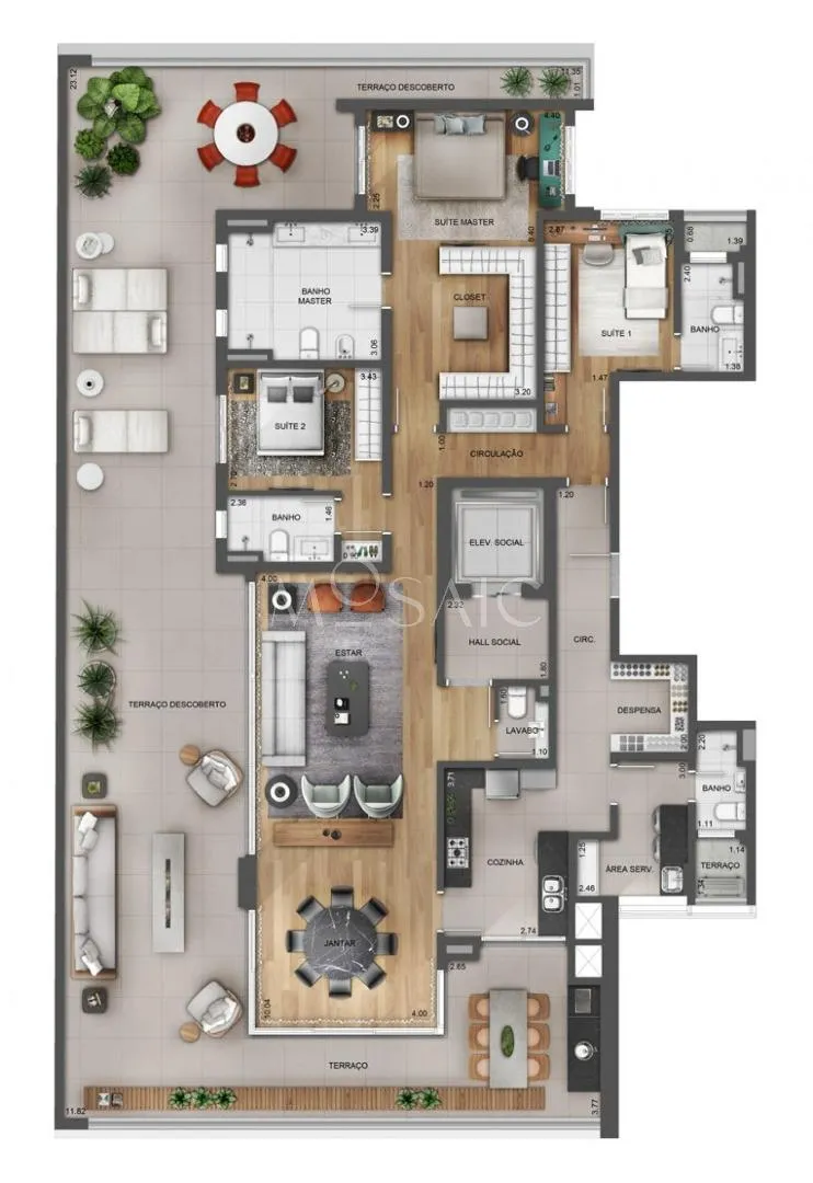 Garden com 3 suítes à venda em Jardim Paulista, São Paulo, por R$ 9.370.000 Imagem 4