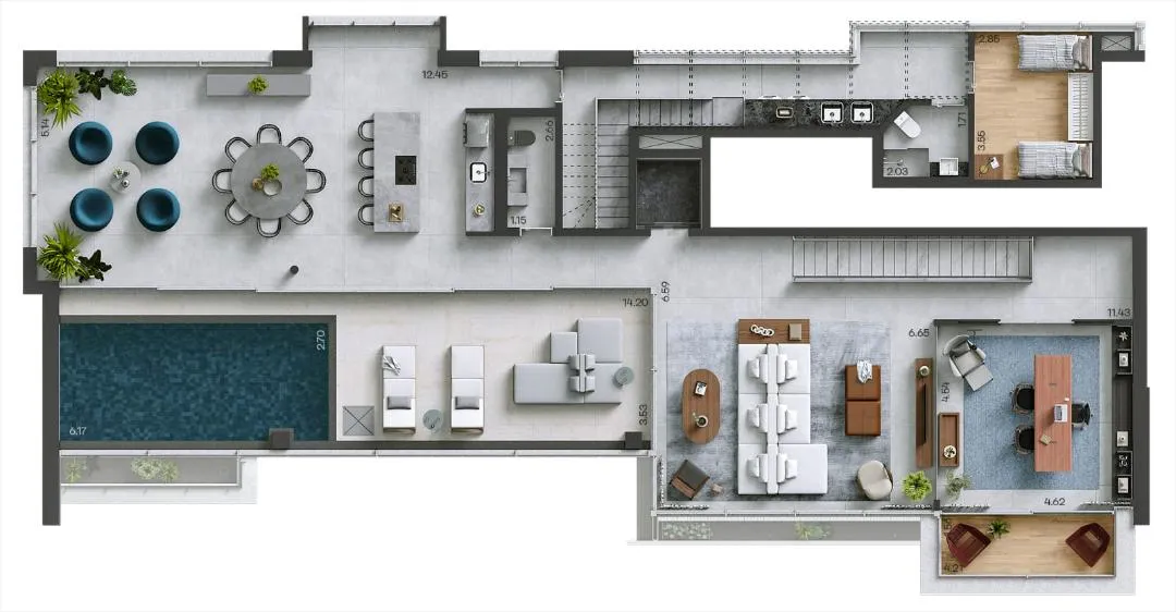 Cobertura com 3 suítes à venda em Itaim Bibi, São Paulo, por R$ 35.000.000 Imagem 35