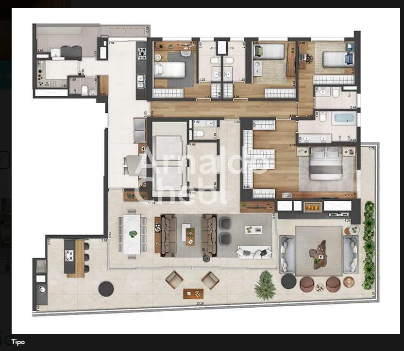 Apartamento com 3 suítes à venda em Itaim Bibi, São Paulo, por R$ 16.111.890 Imagem 2