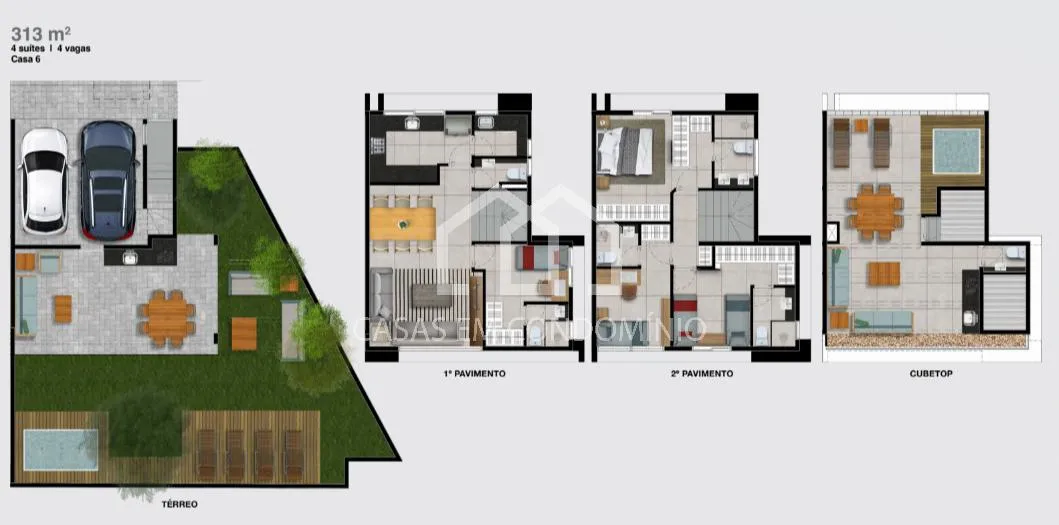 Casa de condomínio com 1 suítes à venda em Vila Madalena, São Paulo, por R$ 3.230.799 Imagem 24