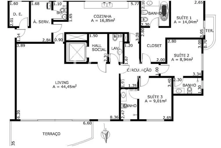 Apartamento com 3 suítes à venda em Vila Nova Conceição, São Paulo, por R$ 3.800.000 Imagem 38