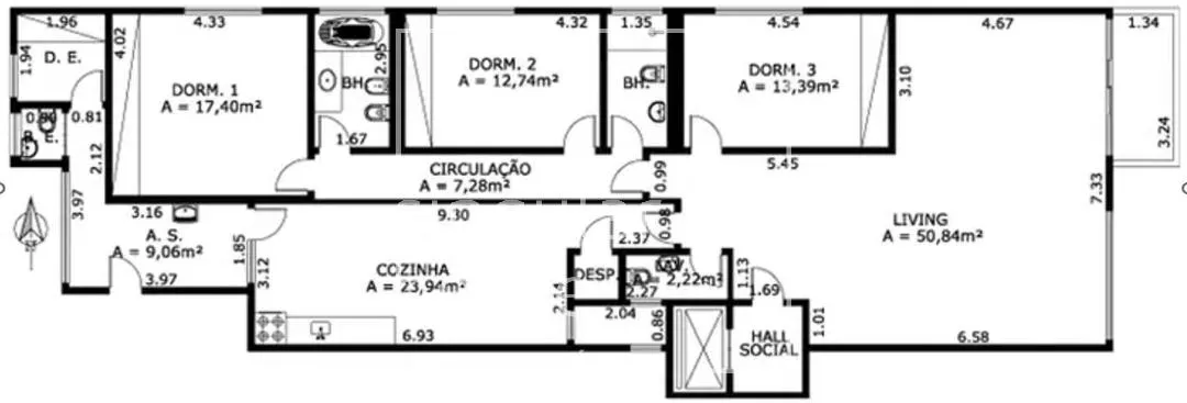 Apartamento com 1 suítes à venda em Itaim Bibi, São Paulo, por R$ 2.750.000 Imagem 39