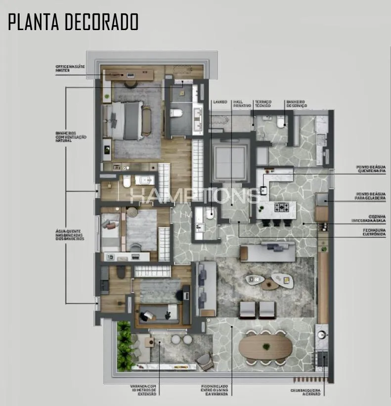 Apartamento com 3 suítes à venda em Campo Belo, São Paulo, por R$ 3.016.000 Imagem 4