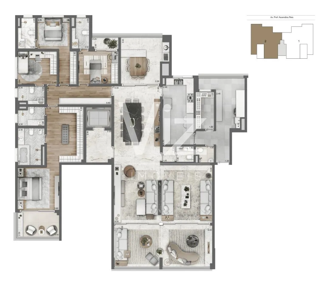 Apartamento com 4 suítes à venda em Vila Clementino, São Paulo, por R$ 10.000.000 Imagem 23