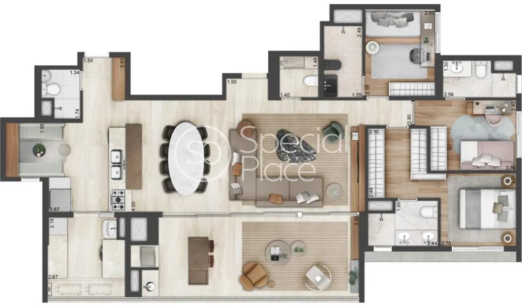 Apartamento com 3 suítes à venda em Campo Belo, São Paulo, por R$ 3.700.000 Imagem 72