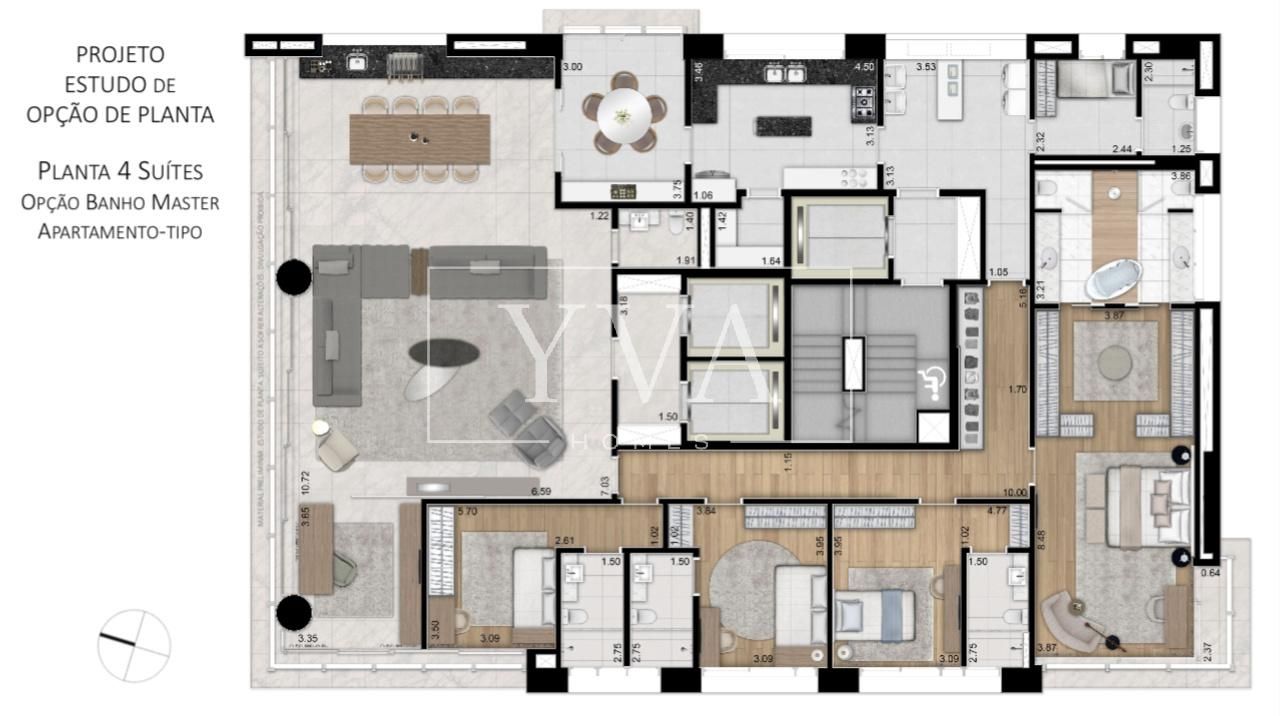 Apartamento com 4 suítes à venda em Itaim Bibi, São Paulo, por R$ 14.200.000 Imagem 8