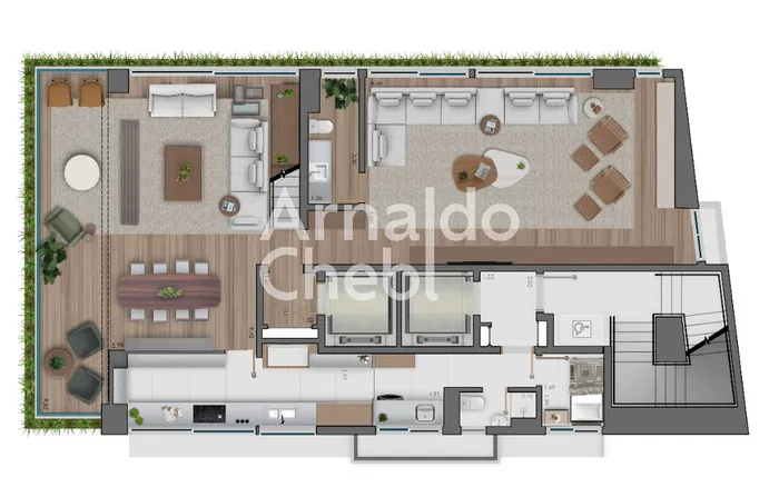 Cobertura com 4 suítes à venda em Vila Nova Conceição, São Paulo, por R$ 16.849.300 Imagem 2