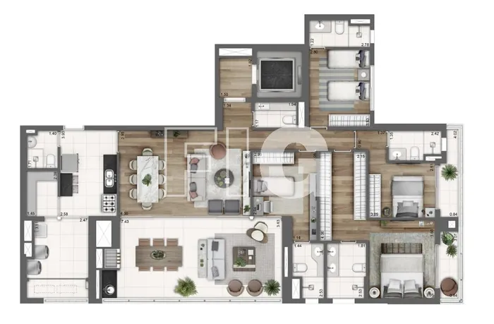 Apartamento com 4 suítes à venda em Perdizes, São Paulo, por R$ 3.920.000 Imagem 2